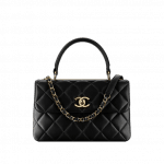 Chanel Black Trendy CC Small Top Handle Bag