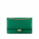 Chanel Green 2.55 Reissue Chevron Size 226 Bag