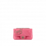 Chanel Pink with Strass Extra Mini Classic Flap Bag