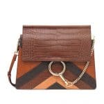 Chloe Brown Faye Confident Exotic Shoulder Bag