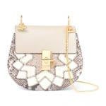 Chloe Grey Drew Optimistic Python Patchwork Shoulder Bag