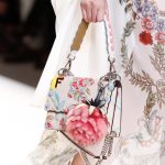Fendi Beige Floral Printed Flap Bag 3 - Spring 2017