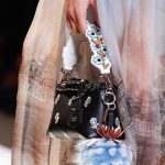 Fendi Black Floral Embroidered By The Way Bag - Spring 2017