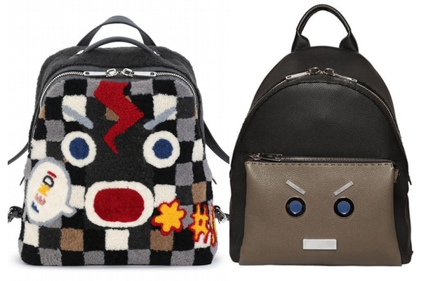 fendi face backpack