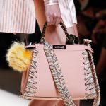 Fendi Pink Whipstitch Peekaboo Bag - Spring 2017