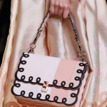 Fendi Pink/Black Flap Bag - Spring 2017