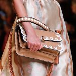 Fendi Tan/White Flap Bag - Spring 2017