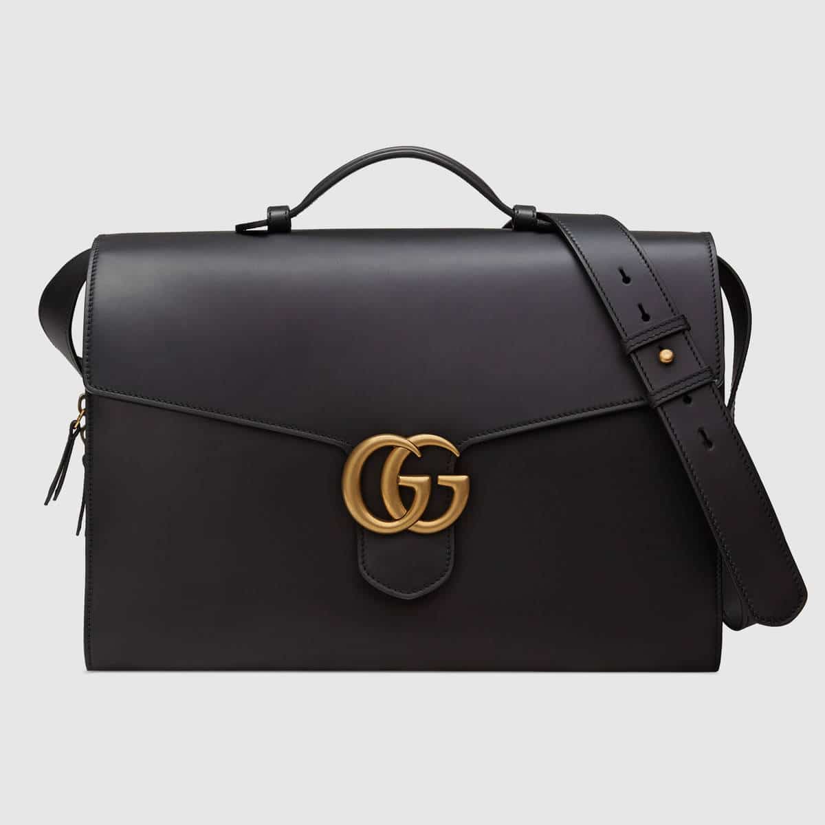 Gucci Black Gg Marmont Bag | semashow.com