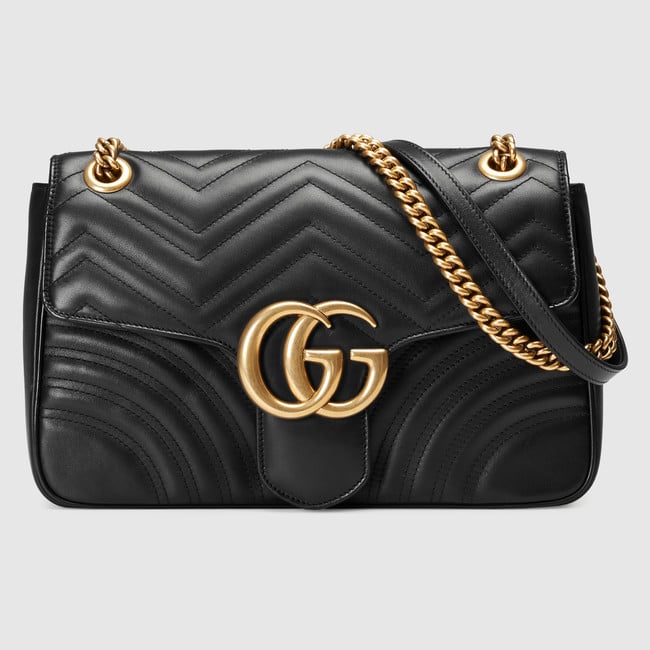 Gucci Petite Gg Marmont Leather Flap Wallet On A Chain | Confederated Tribes of the Umatilla ...