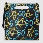 Gucci Black Multicolor Medium GucciGhost Tote Bag