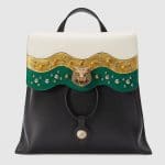Gucci Black Studded Leather Backpack Bag