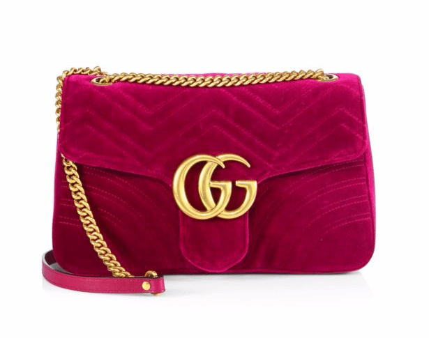 Gucci GG Marmont Velvet Shoulder Bag