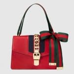 Gucci Hibiscus Red Sylvie Shoulder Bag