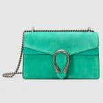 Gucci Water Green Suede Small Dionysus Bag