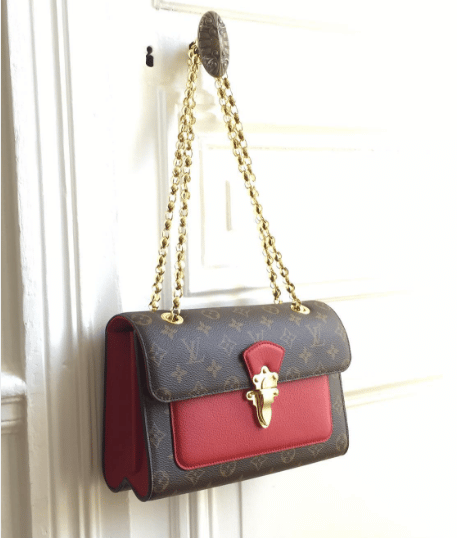 Louis Vuitton - Victoire Handbag Monogram Canvas and Leather Shoulder Bag