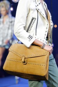 Marc Jacobs Beige Studded Suede Satchel Bag - Spring 2017