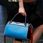 Prada Black/Blue/Red Top Handle Bag - Spring 2017