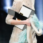 Prada White/Black/Gray Clutch Bag - Spring 2017