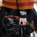 Proenza Schouler Black/Red Drawstring Bag