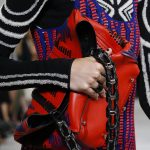 Proenza Schouler Red Striped Hex Bucket Bag