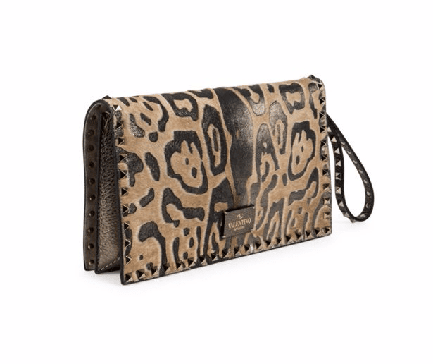 Louis Vuitton Twist Chain Wallet Leopard Wild Printed Leather and