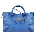 Balenciaga Blue Giant 12 Gunmetal City Bag