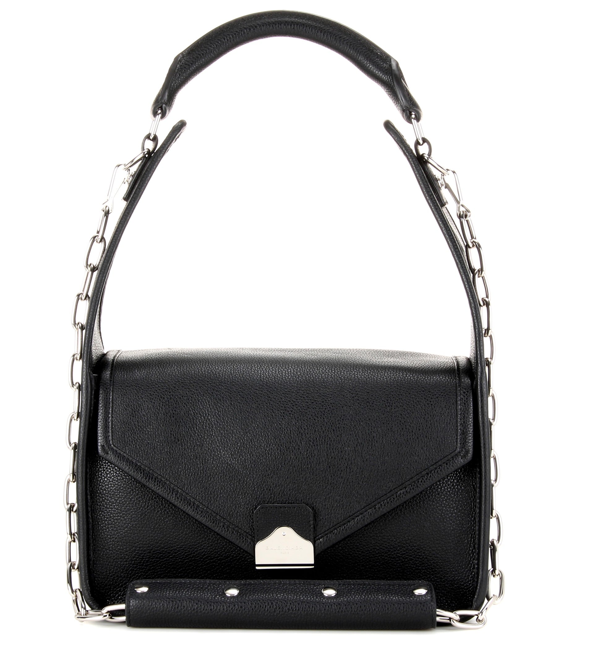 Balenciaga Noir Tool Shoulder Flap Bag