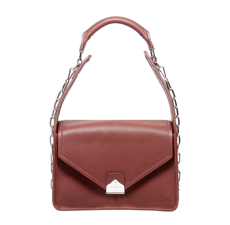 Balenciaga Rouge Grenat Tool Shoulder Flap Bag