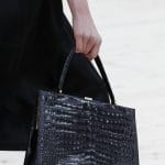 Celine Black Crocodile Top Handle Bag - Spring 2017