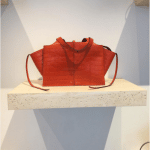 Celine Brick Crocodile Tri-Fold Medium Shoulder Bag