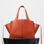 Celine Brick Tri-Fold Medium Shoulder Bag