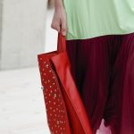 Celine Red Studded Tote Bag 2 - Spring 2017
