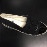 Chanel Black Fabric Espadrilles