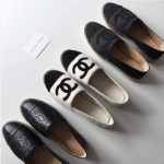 Chanel Black/White/Gray Espadrilles