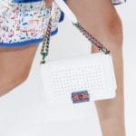 Chanel White Perforated Boy Bag - Spring 2017