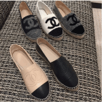 Chanel Wool and Leather Espadrilles