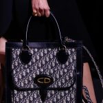 Dior Black Fabric Print Tote Bag - Spring 2017