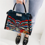 Fendi Velvet Peekaboo Bag