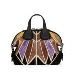 Givenchy Black Metallized Wings Patchwork Small Nightingale Bag