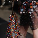 Givenchy Brown Multicolor Embellished Drawstring Bag - Spring 2017