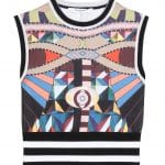 Givenchy Egyptian Print Cropped Top