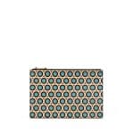 Givenchy Multicolor Egyptian Circles Print Medium Flat Pouch Bag