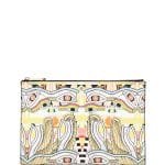 Givenchy Multicolor Egyptian Print Medium Flat Pouch Bag