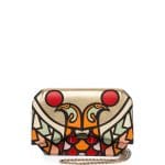 Givenchy Multicolor Metallic Bird Head Bow-Cut Crossbody Bag