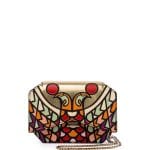 Givenchy Multicolor Metallic Bird Head Bow-Cut Wallet-On-A-Chain Bag