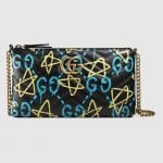 Gucci Black GucciGhost Print Mini Bag