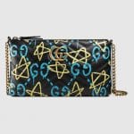 Gucci Black GucciGhost Print Mini Bag