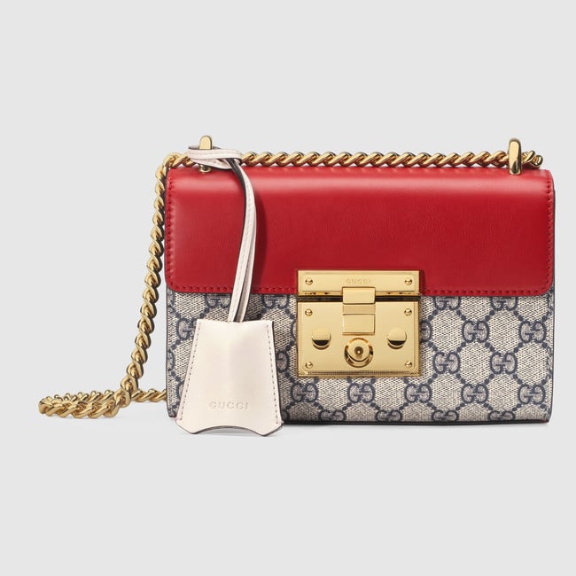 padlock small gucci signature top handle bag