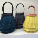 Hermes Blue/Gray/Yellow Toupet Bags