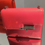 Hermes Red Verrou Shoulder Bag